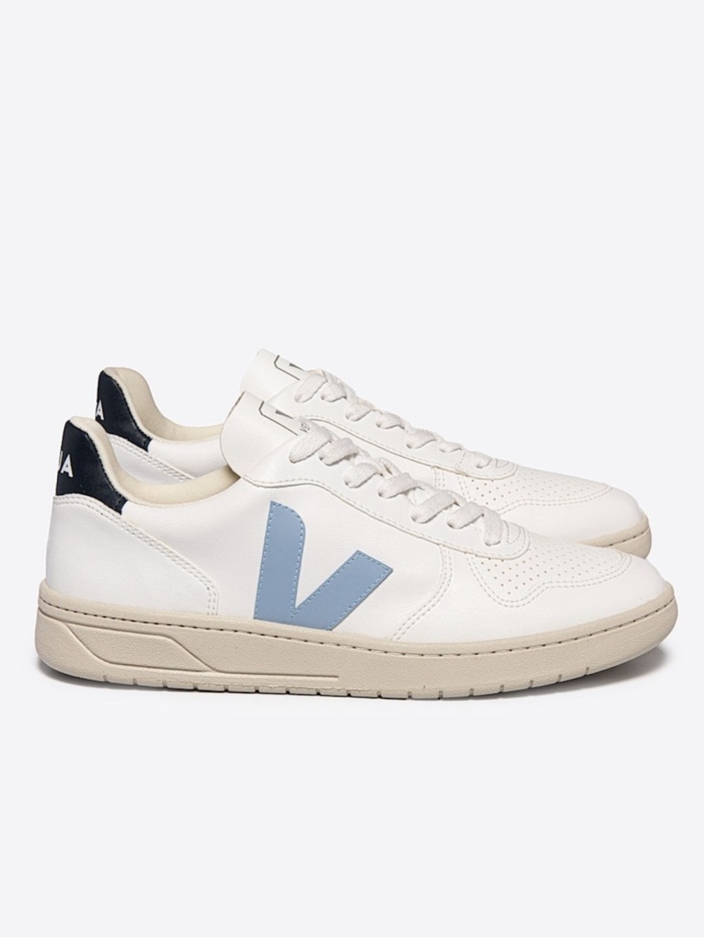 VEJA V-10 CWL Sneakers | White Steel Nautico